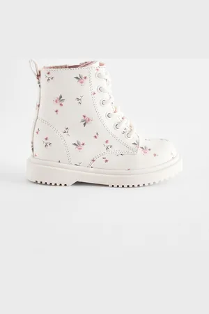 Next Floral Lace Up Ankle BootsEU 30.5 (UK 12)