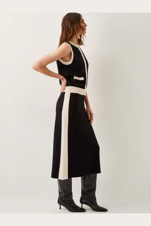 Monsoon Narla Side Stripe Knit Midi SkirtXXL