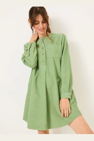Fat Face FatFace Aida 100% Cotton Cord Tunic Dress34 R