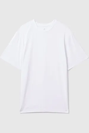 Reiss Che CHÉ Studios Crew Neck T-Shirt with TENCEL FibersL