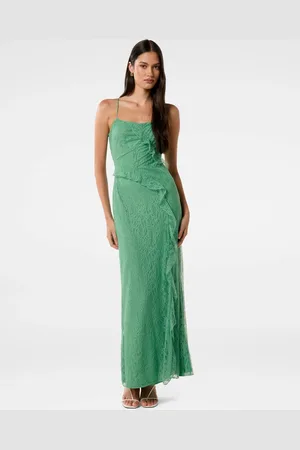 Forever New Maybelle Lace Ruffle Midi Dress36