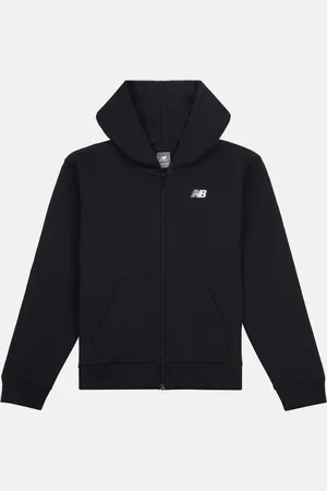 New Balance Kids French Terry Small Logo Zip 100% Cotton Hoodie140146 cm