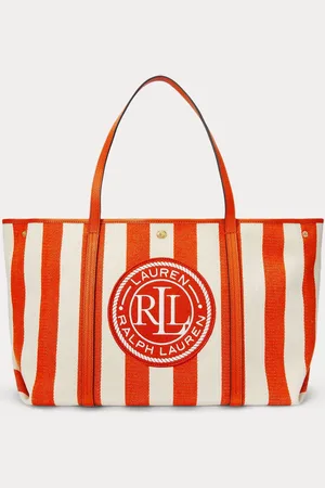 Ralph Lauren Emerie Twill Herringbone Slouchy 100% Cotton Tote BagJeden
