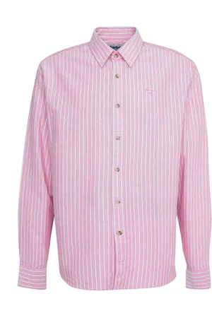 Barbour 100% Cotton Fenfield Oxford Stripe Relaxed Fit ShirtS