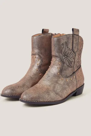 Monsoon Brooke Metallic Cowboy Bootsuk4eu37