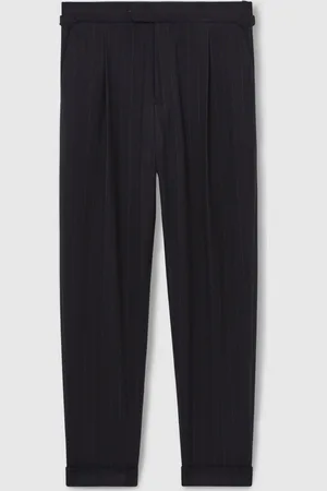 Reiss Ring Pinstripe Tapered Trousers38 R