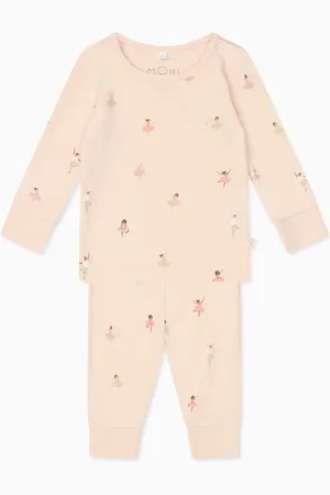 Mori Pink Bamboo Ballerina Pyjama Set104110 cm