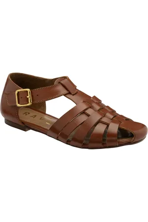 Ravel Flat Leather Fisherman SandalsEU 42 (UK 8)