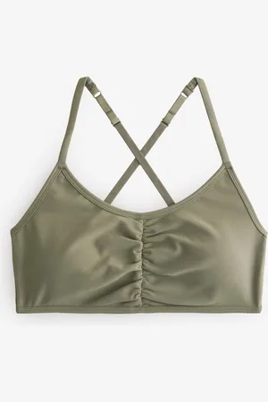 French Connection Low Impact Ruched Front Sports Bra38