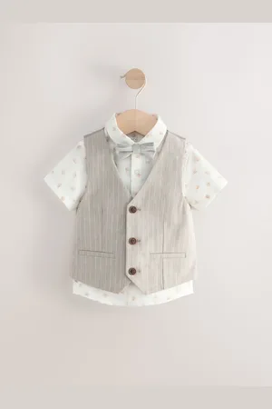 Next Waistcoat, Shirt & Bow Tie Set (3mths-9yrs)98104 cm