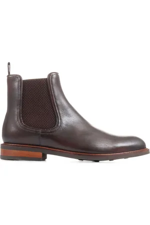 JONES BOOTMAKER Skórzane botki chelsea Eastbourne w kolorze brązowymEU 43 (UK 9)