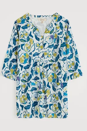 Seasalt Cornwall Aventurier Printed 100% Organic Cotton Tunic38