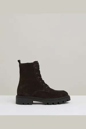 Reiss Ellie Leather Lace-Up BootsEU 38 (UK 5)