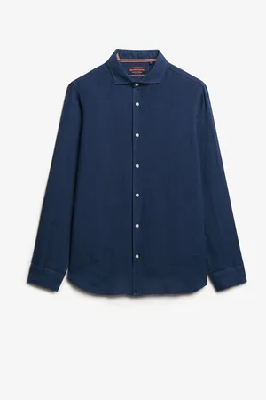 Superdry Wakacyjna koszula z długim rękawem, w 100% z lnu3X-L