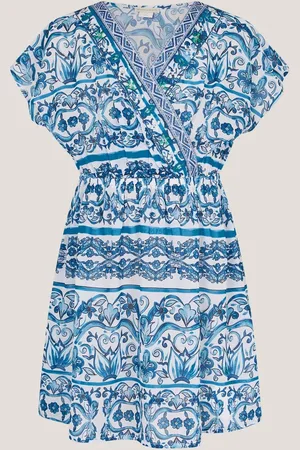 Monsoon Ornate Floral Print Kaftan Dress146152 cm