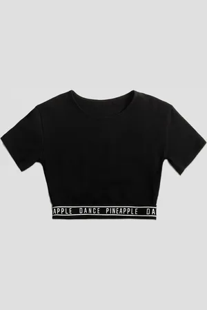 Pineapple Girls Tape Hem Crop T-Shirt122128 cm