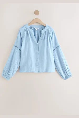 Next Button Down Long Sleeve Doublecloth BlouseEU 48 (UK 20)
