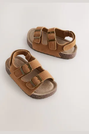 Next Leather Double Buckle Cushioned Footbed SandalsEU 25.5 (UK 8)