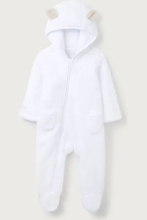 The White Company Rampers polarowy o groszkowej fakturzeDo 3 miesięcy (50