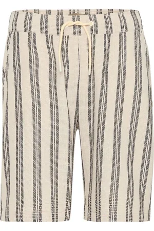 Blend Textured Striped ShortsL