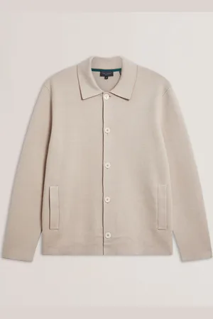 Ted Baker Thimon-Herringbone Button Through Jacket3X-L