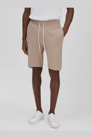 Paige Cotton-Linen Drawstring Knitted ShortsXL