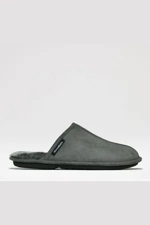 Threadbare Faux Fur Lined Suedette Mule SlippersUK 11