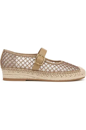 Sam Edelman Regular Fit Gold Mackiemesh Mary Jane ShoesEU 41 (UK 8)