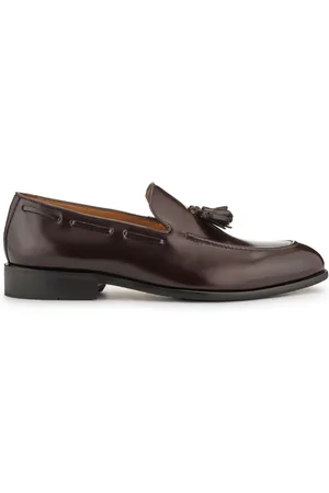 JONES BOOTMAKER Black Devon2 Leather Loafersuk7eu41