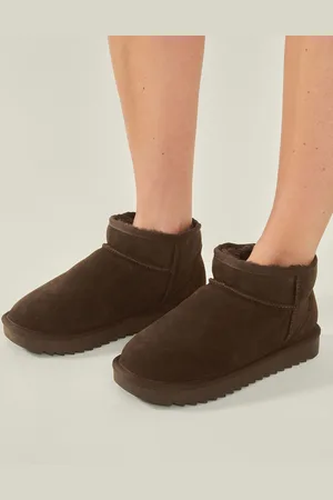 Accessorize Mini Faux Fur-Lined Suede BootsEU 41 (UK 8)
