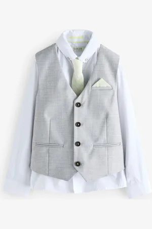 Ted Baker Waistcoat, White Shirt And Tie Set116122 cm
