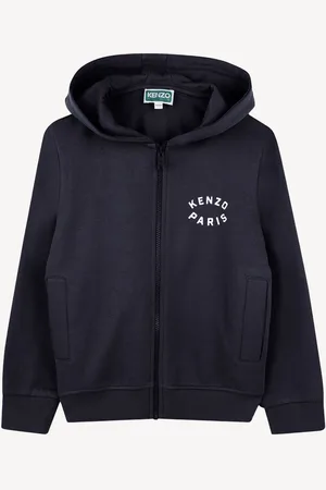 Kenzo Blue Front Logo Back Hoodie128134 cm