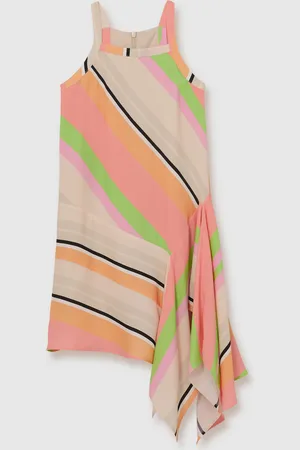 Reiss Holly Stripe-Print Handkerchief Dress110116 cm