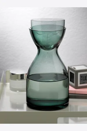 NUDE Mr. and Mrs. Short Night Water Jug and Glass SetJeden