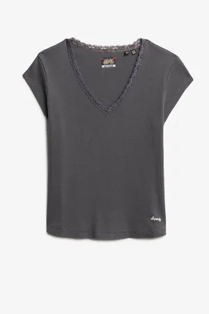 Superdry Essential Lace Trim Top42
