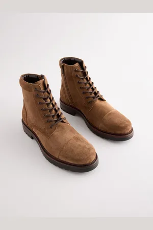 Next Toecap Cleat Sole Suede BootsEU 47 (UK 12)