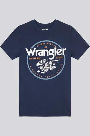 Wrangler Boys Eagle 100% Cotton T-Shirt15