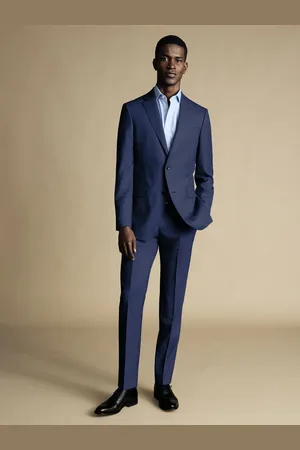 Charles Tyrwhitt Slim Fit Sharkskin Ultimate Performance Suit: Jacket56 Regular (UK 46 R)
