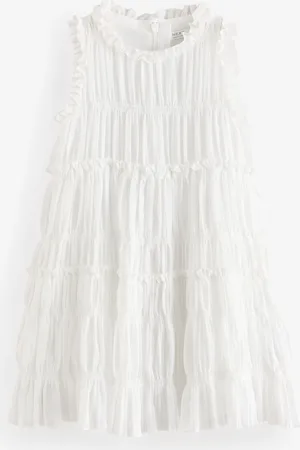 Next Shirred Ruffle Party Dress (3-16yrs)11 lat (146 cm)