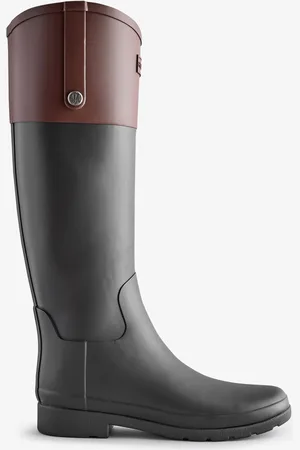 Hunter Gloss Refined Riding Boot Black WelliesEU 38 (UK 5)