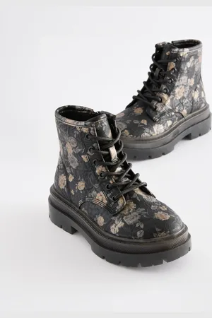 Next Lace Up Chunky Ankle BootsEU 26.5 (UK 9)