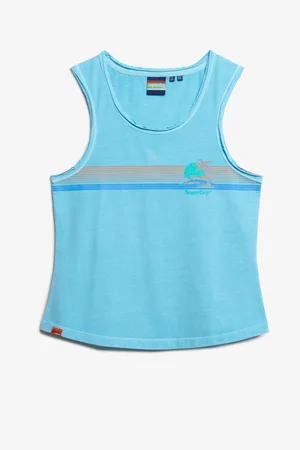 Superdry 100% Cotton Outdoor Stripe Scoop Neck Tank44