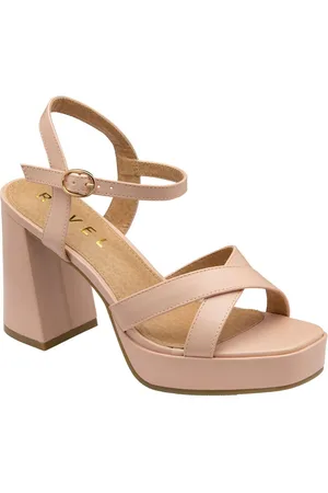 Ravel Cross Strap Open Toe Platform Sandalseu38