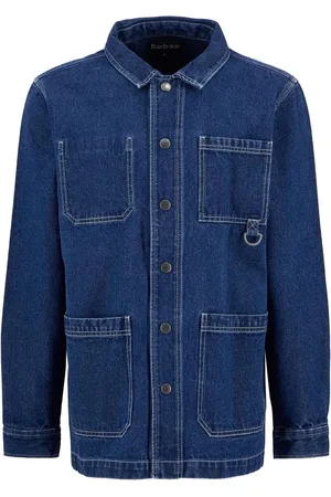 Barbour 100% Cotton Denim Grindle OvershirtM
