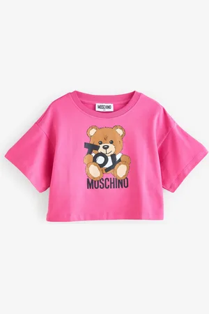 Moschino Logo Cropped Short Sleeve T-Shirt140146 cm