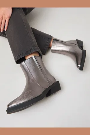 Simply Be Wide Fit Secret Stretch Seam Western Ankle BootsEU 39.5 (UK 6)