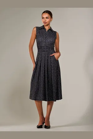 Jolie Moi Button Sleeveless Midi DressEU 38 (UK 10)
