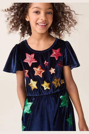Little Bird Velvet Sequin Party Star Jumpsuit7