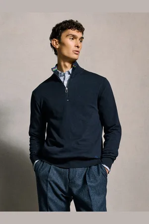 Paul Smith Green 100% Organic Cotton Quarter Zip JumperXXL