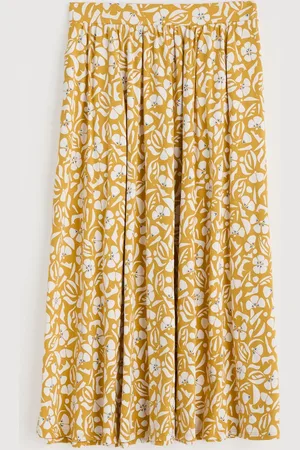 Seasalt Cornwall Ready Sail Printed Jersey Midi Skirt44